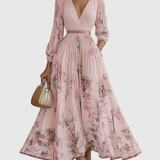 Siena | Elegants Plisse Maxi Kleit