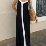 Maxine | Pehme Õlavarreta Maxi Kleid