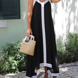 Maxine | Pehme Õlavarreta Maxi Kleid