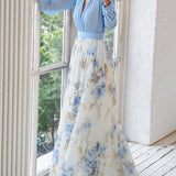Evi | Lilled Elegants Kleid