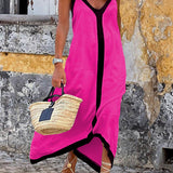Maxine | Pehme Õlavarreta Maxi Kleid