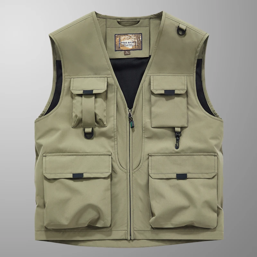 Elias | MULTI-POCKET RESPIRANT GILET