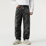 Edvard | Meeste Pixel Efektiga Denim Jean