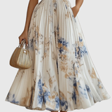 Siena | Elegants Plisse Maxi Kleit