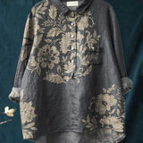 Vivienne | Naiste Vintage Lillene Muster Igapäevane Särk