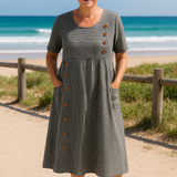 Brienne | Triibuline Midi Kleit