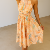 Cheryl - Pastel Unistus Voogav Maxi Kleit