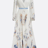 Bristol™ - Lillene Patchwork Boheemlaslik Maxi Kleid
