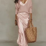 Elena | Satiniseeritud Midi Kleid