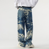 Edvard | Meeste Pixel Efektiga Denim Jean