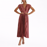 Isla | Elegantne plisseed kleit