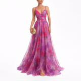 Giselle | Lummav Maxi-kleit Lillemustriga