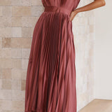 Isla | Elegantne plisseed kleit
