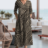 Bonnie | Vintage triibuline kleit
