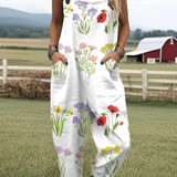 Henry | Looduslillete Teed Jumpsuit