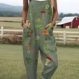 Harper | Looduseteemaline tikandiga jumpsuit