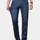 Claes | Meeste Klassikalise Lõike Elastne Denim Püksid