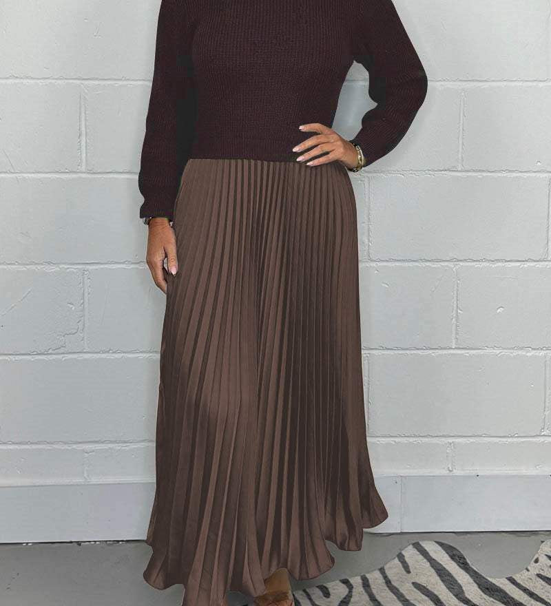 Liza | Pullover ja plisseekleit komplekt