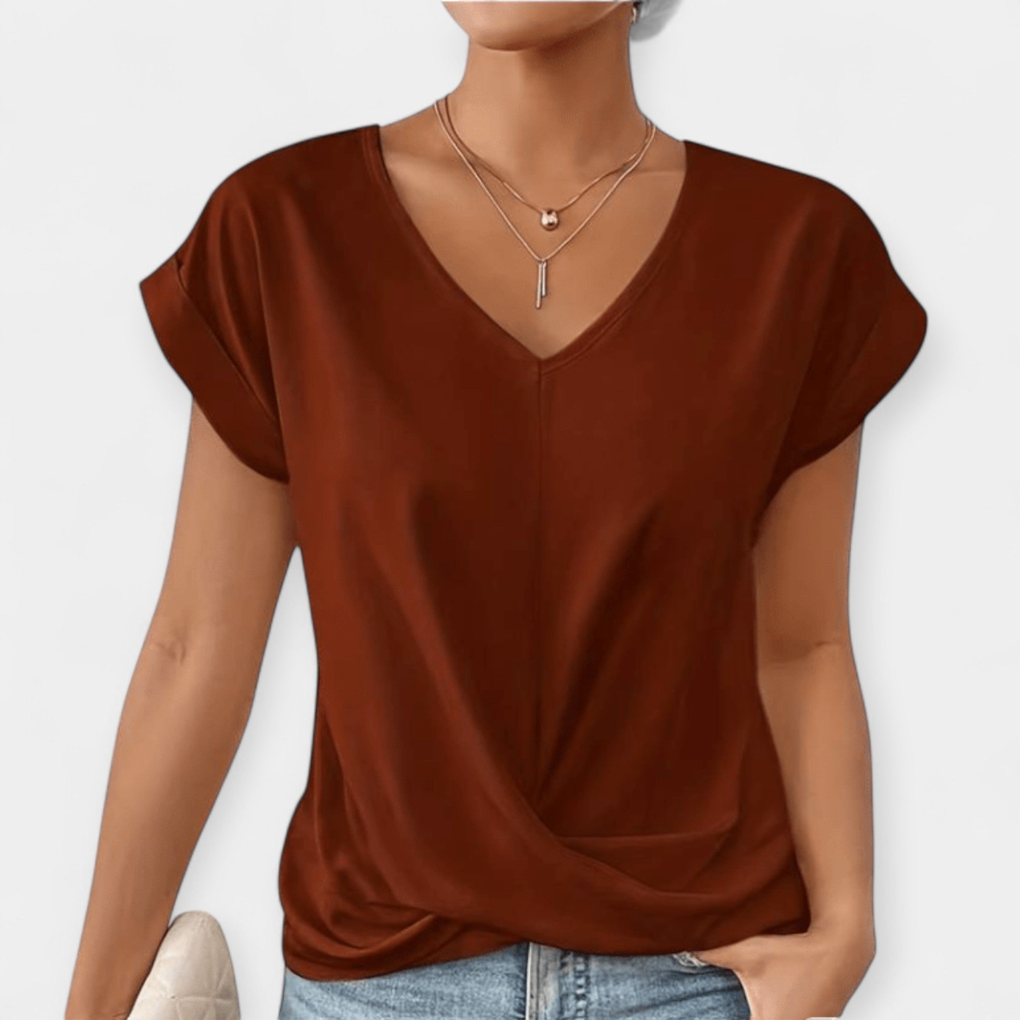 Carmen | Elegantne V-kaelusega pluss