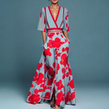 Mila | Pehme V-kaelusega Maxi-kleit