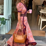 Charlotte | Elegantne Roosa Maxi Kleid